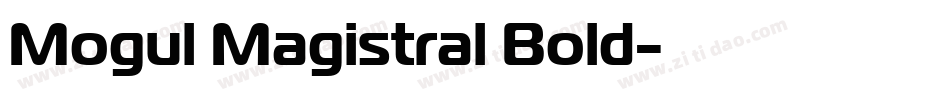 Mogul Magistral Bold字体转换